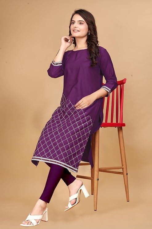 Women Short Kurti in TopsTunic Rayon