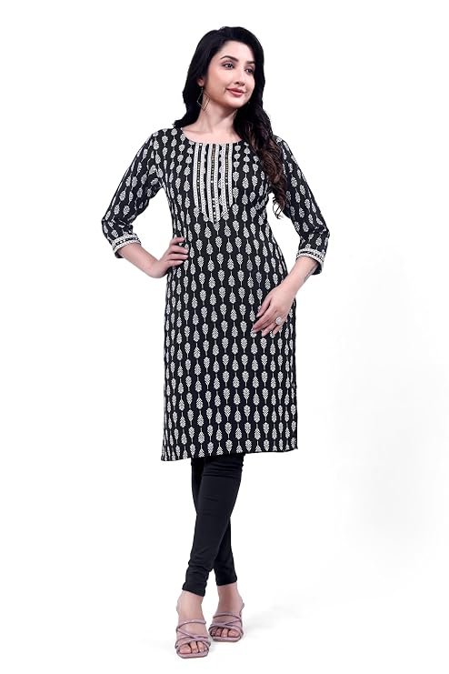 Cotton Printed Short Kurti for Women