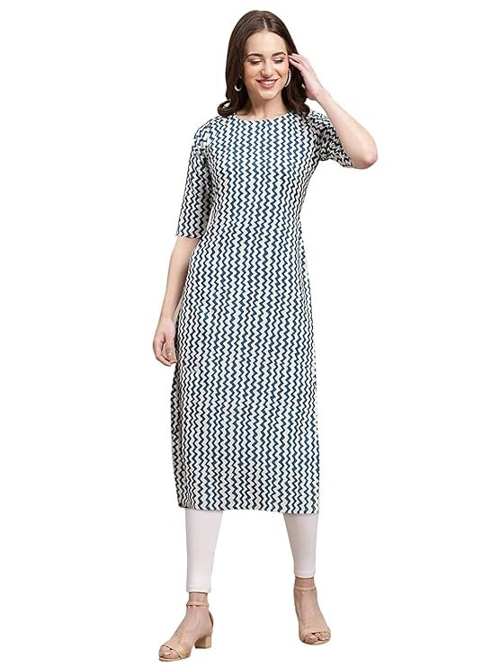 Womens Printed Ethnic Kurti