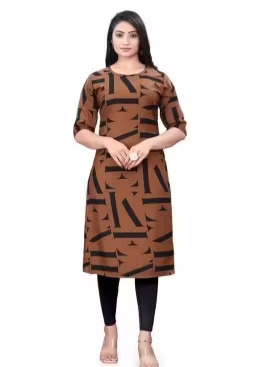 Women-Geometric Print Crepe