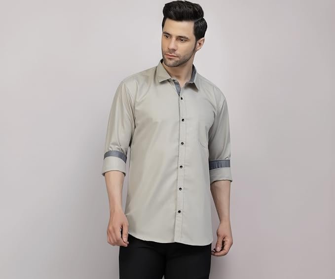 Look Mark Mens Cotton Blend Regular