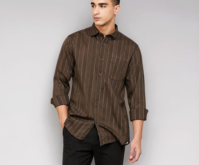 Youth First Mens Cotton Blend Casual Shirt